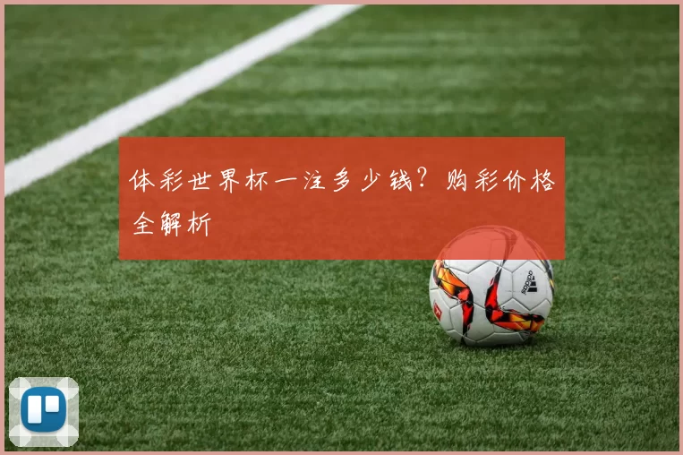 体彩世界杯一注多少钱?购彩价格全解析