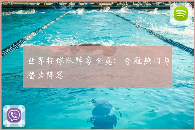 世界杯球队阵容全览：夺冠热门与潜力阵容