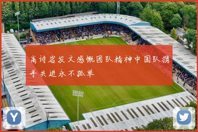 高诗岩发文感慨团队精神中国队携手共进永不孤单